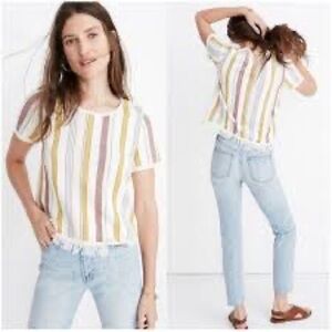 MADEWELL | Blakely Stripe Sweater Tee